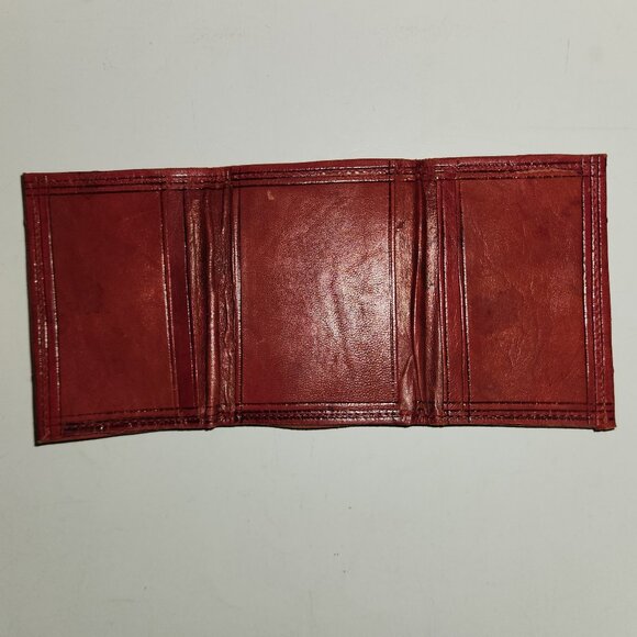 Vintage Leather Embossed Wallet *AS IS PLEASE READ* - Picture 3 of 9